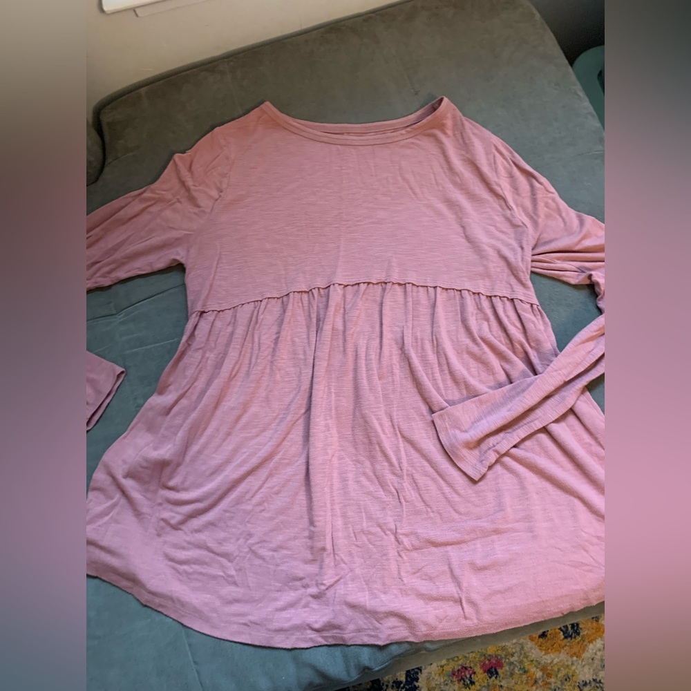 Maternity peplum top
